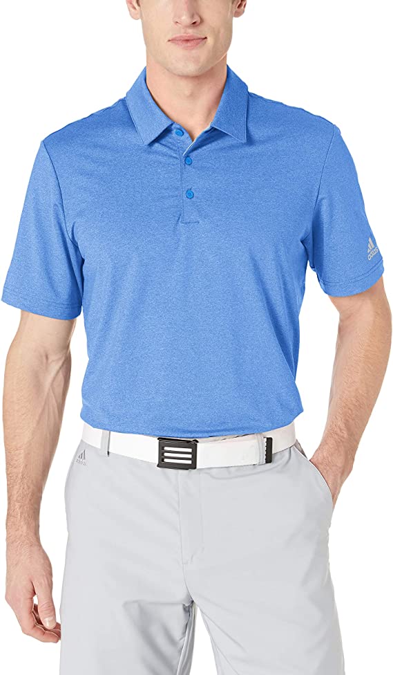 Adidas Mens Ultimate Heather Golf Polo Shirts