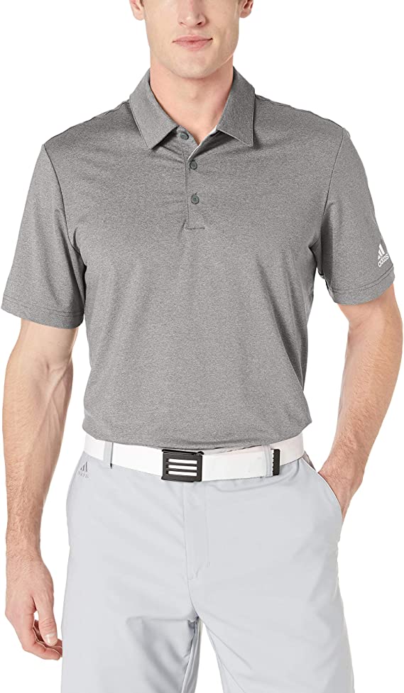 Adidas Mens Ultimate Heather Golf Polo Shirts