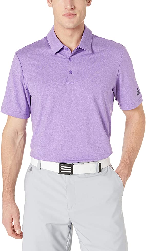 Adidas Mens Ultimate Heather Golf Polo Shirts