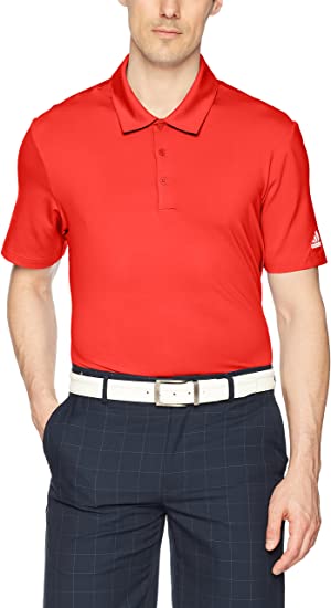 Adidas Mens Ultimate Solid Golf Polo Shirts