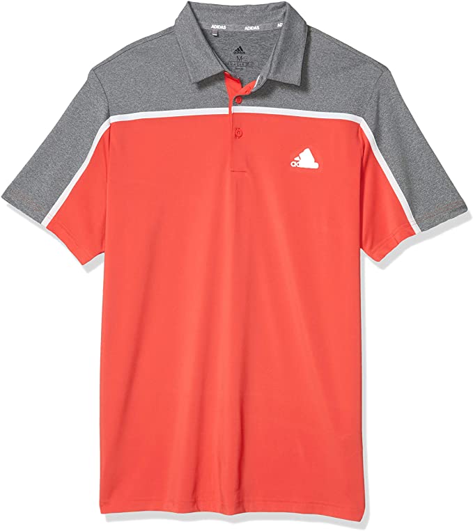 Adidas Mens Ultimate365 Colorblock Golf Polo Shirts