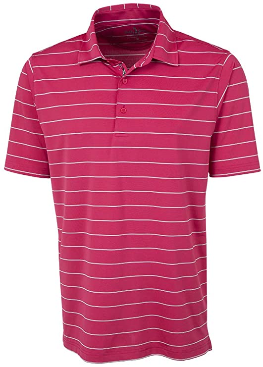 Bobby Jones Mens XH20 Jersey Momentum Stripe Golf Polo Shirts