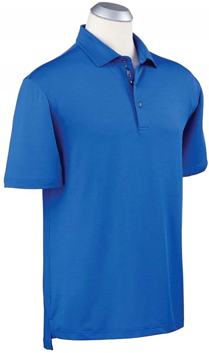 Bobby Jones Mens XH20 Performance Jersey Solid Golf Polo Shirts