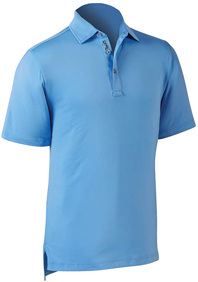 Bobby Jones Mens XH20 Performance Jersey Solid Golf Polo Shirts