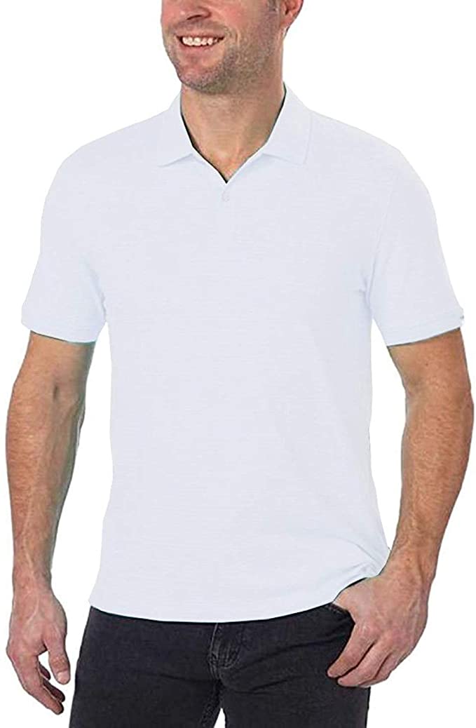 Calvin Klein Mens Lifestyle Cotton Golf Polo Shirts