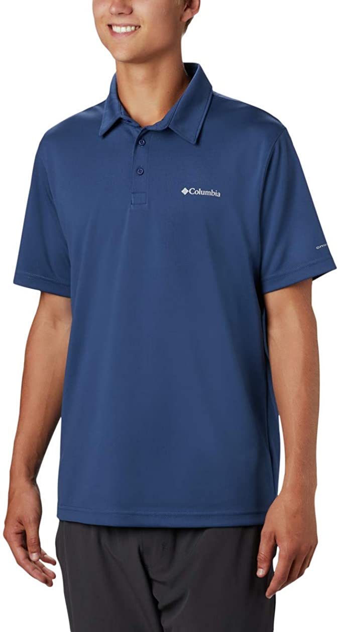 Columbia Mens M Mist Trail SS Golf Polo Shirts