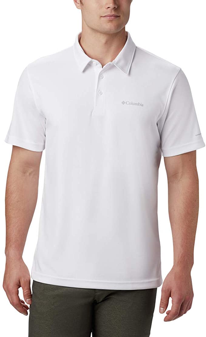 Columbia Mens M Mist Trail SS Golf Polo Shirts