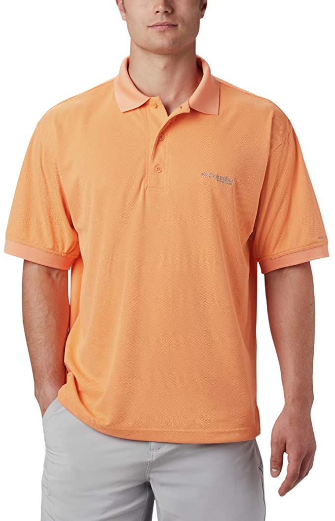 Columbia Mens PFG Perfect Cast Golf Polo Shirts