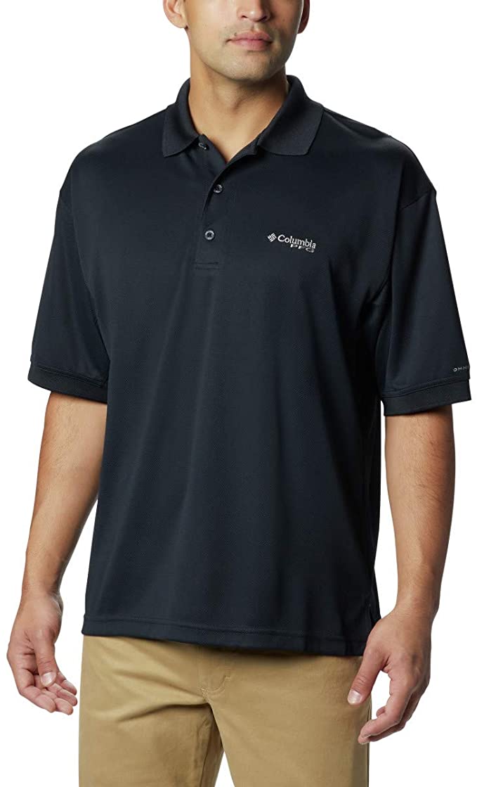 Columbia Mens PFG Perfect Cast Golf Polo Shirts