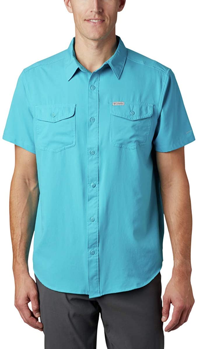 Columbia Mens Utilizer II Solid Golf Polo Shirts