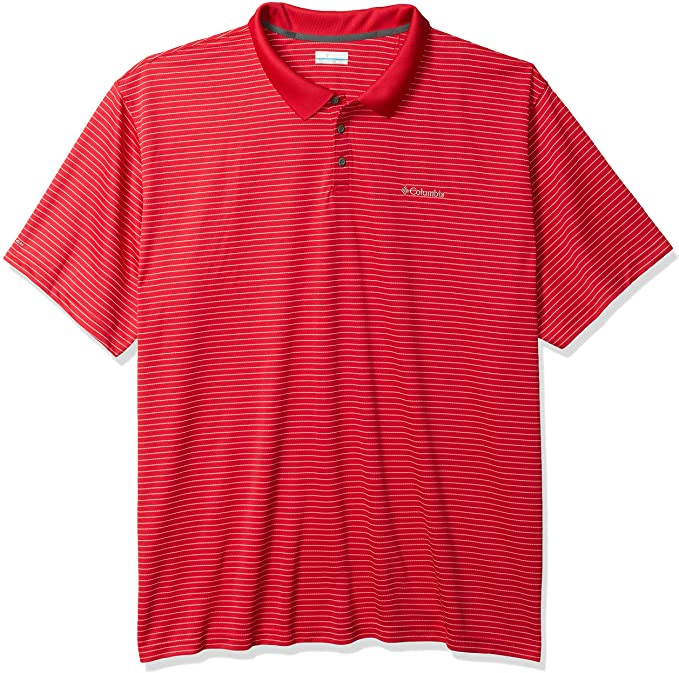 Columbia Mens Utilizer Stripe III Golf Polo Shirts