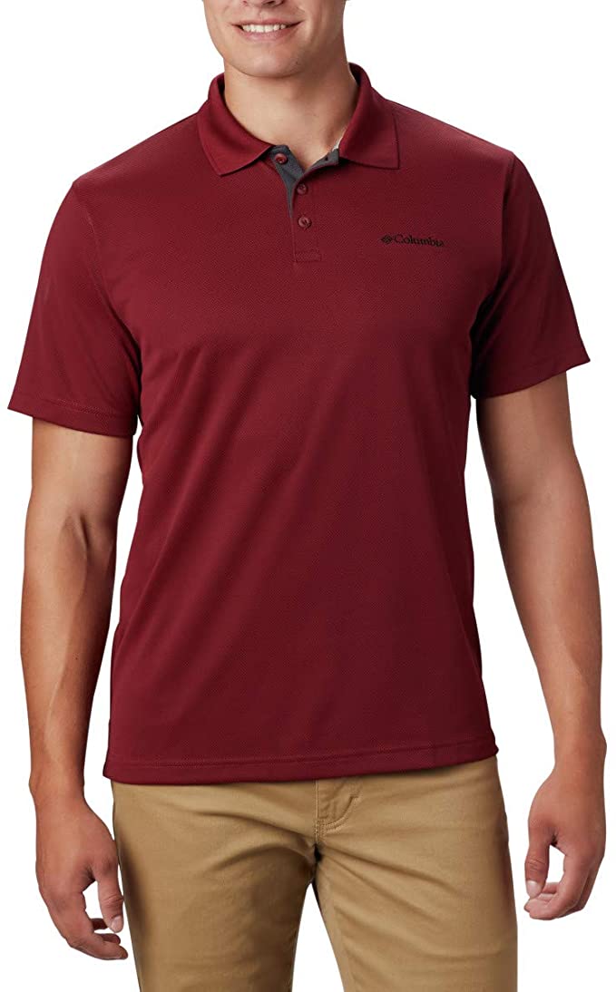 Columbia Mens Utilizer Wicking Golf Polo Shirts