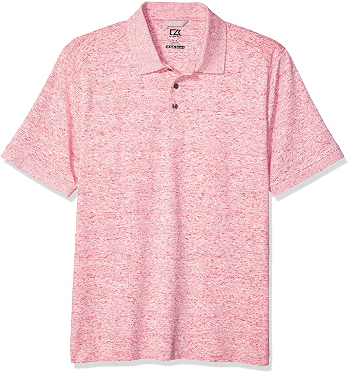 Cutter & Buck Mens Drytec Cotton Jersey UPF 35+ Golf Polo Shirts