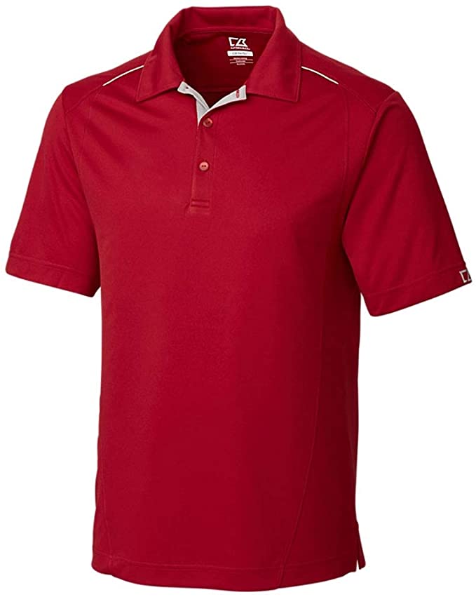 Mens Cutter & Buck Drytec Foss Hybrid Golf Polo Shirts