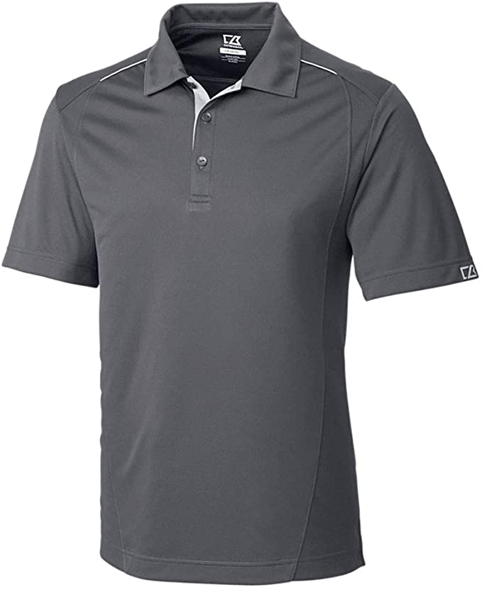 Cutter & Buck Mens Drytec Foss Hybrid Golf Polo Shirts