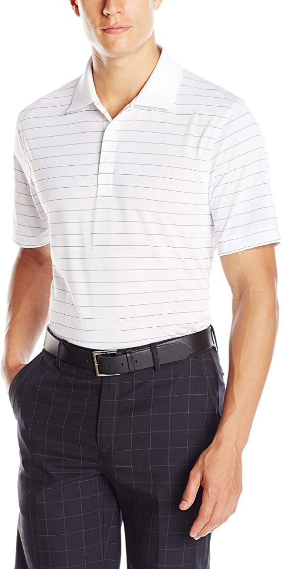 Mens Cutter & Buck Drytec Franklin Stripe Golf Polo Shirts