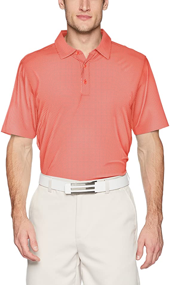 Cutter & Buck Mens Moisture Wicking Drytec UPF 50+ Print Jersey Golf Polo Shirts