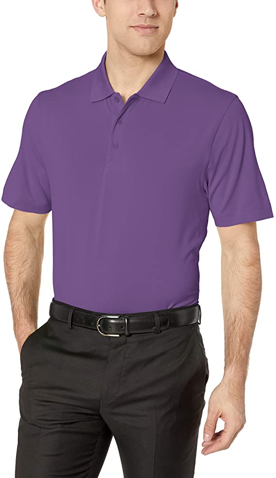 Mens Cutter & Buck Moisture Wicking UPF 50+ Drytec Forge Jersey Golf Polo Shirts