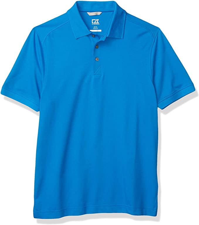 Cutter & Buck Mens UPF 35+ Cotton Advantage Golf Polo Shirts