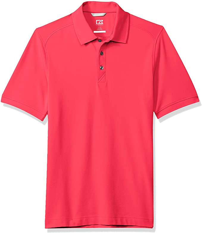 Cutter & Buck Mens UPF 35+ Cotton Advantage Golf Polo Shirts