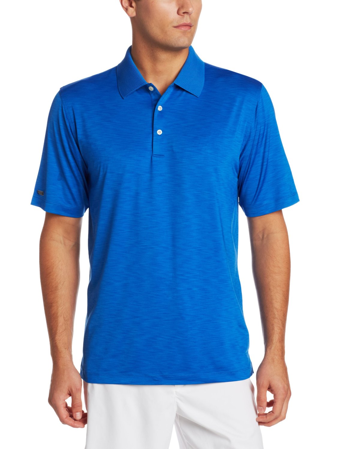 Greg Norman Coastal Heathered Golf Polo Shirts