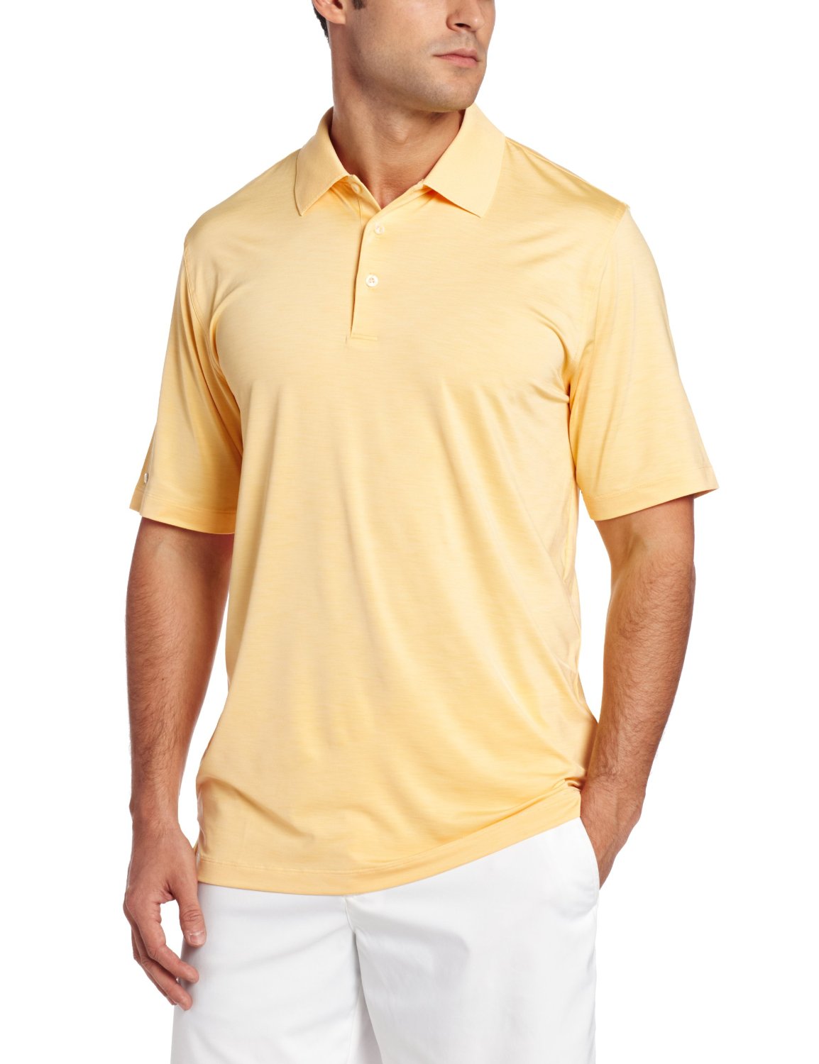 Greg Norman Mens Coastal Heathered Polo Shirts