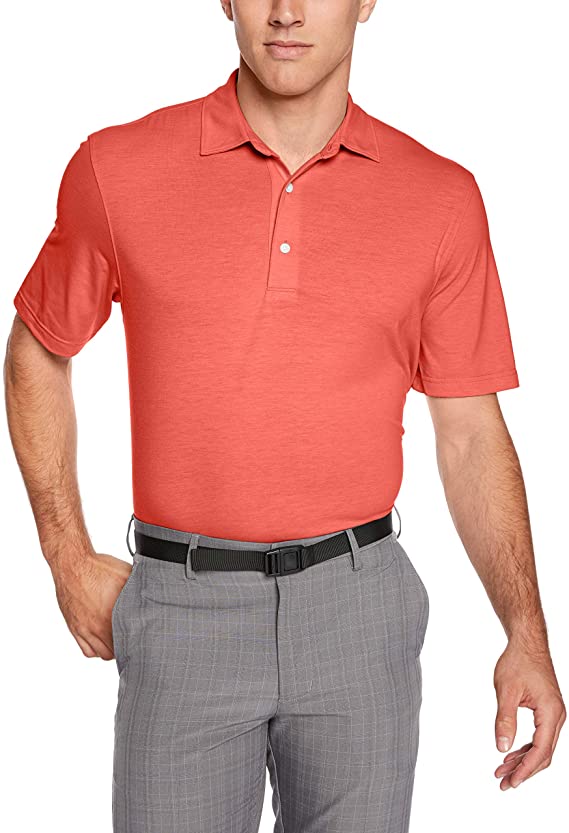 Mens Greg Norman Foreward Series Heathered Golf Polo Shirts