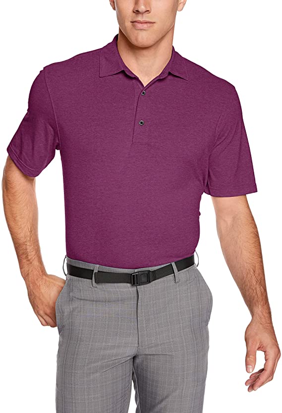 Greg Norman Mens Foreward Series Heathered Golf Polo Shirts