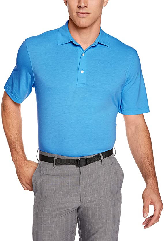 Greg Norman Mens Foreward Series Heathered Golf Polo Shirts