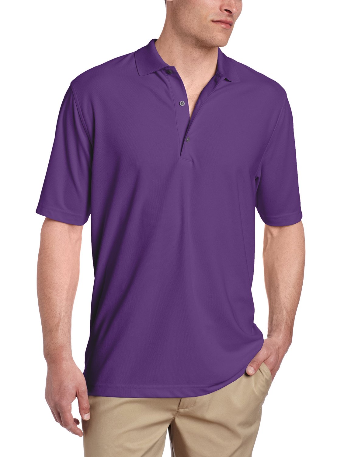 Greg Norman Mens ProTek Micro Pique Golf Polo Shirts