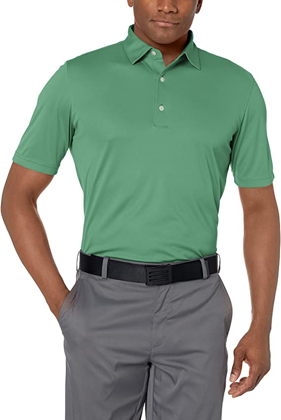 Greg Norman Mens ProTek Microlux Solid Golf Polo Shirts