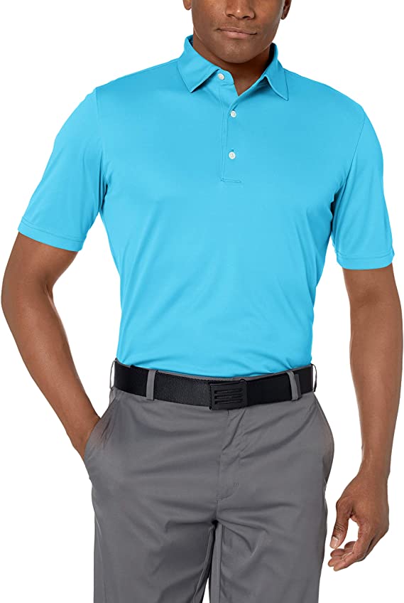 Greg Norman Mens ProTek Microlux Solid Golf Polo Shirts