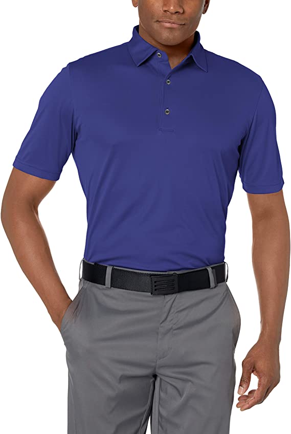 Greg Norman Mens ProTek Microlux Solid Golf Polo Shirts