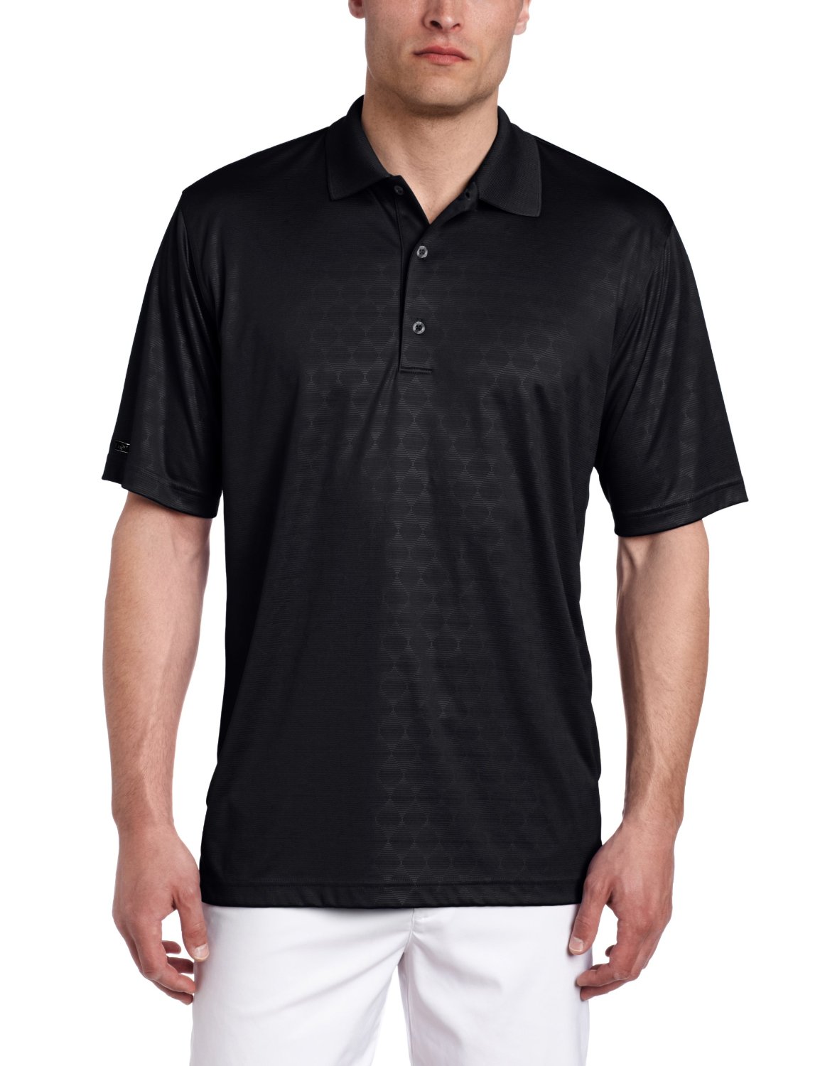 Mens Royal Embossed Golf Polo Shirts