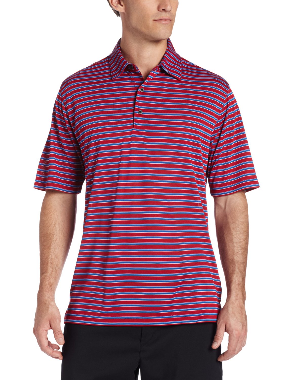 Greg Norman Sorbtek Multi Stripe Golf Polo Shirts