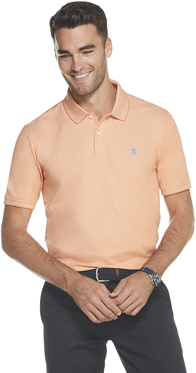 Mens Izod Advantage Performance Heather Golf Polo Shirts