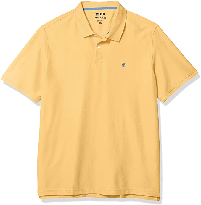 Izod Mens Advantage Performance Solid Golf Polo Shirts