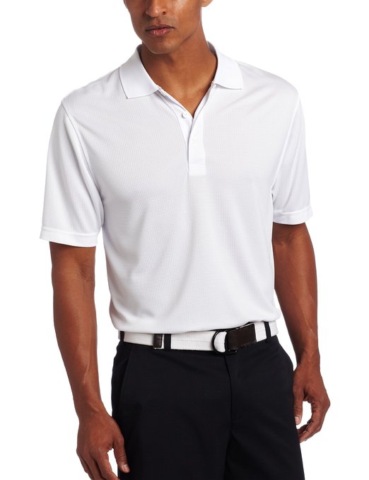 Mens Basic Short Sleeve Solid Grid Golf Polo Shirts