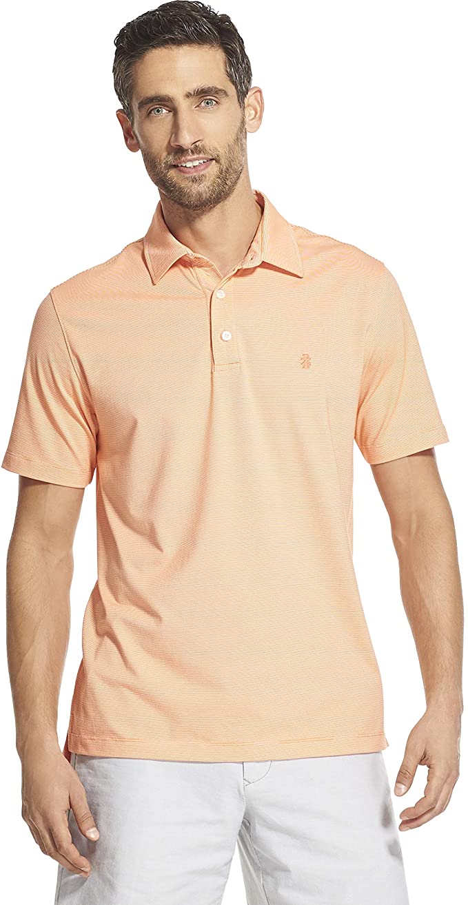 Izod Mens Breeze Solid Golf Polo Shirts