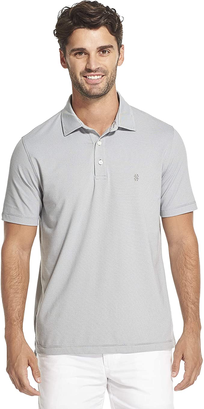 Izod Mens Breeze Solid Golf Polo Shirts