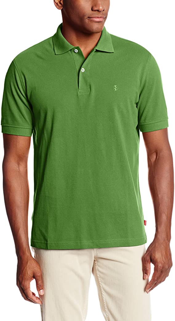 Mens Izod Heritage Solid Pique Golf Polo Shirts