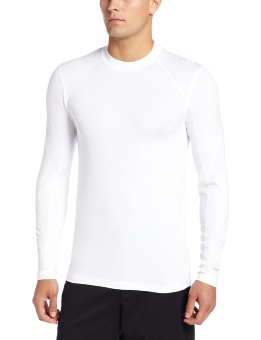 Izod Long Sleeve Slim Fit Solid Crew Neck Golf Shirts