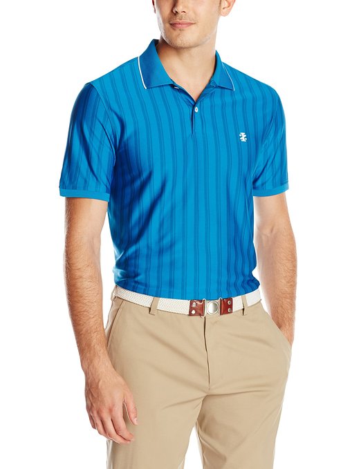 Izod Masters Vertical Stripe Golf Polo Shirts