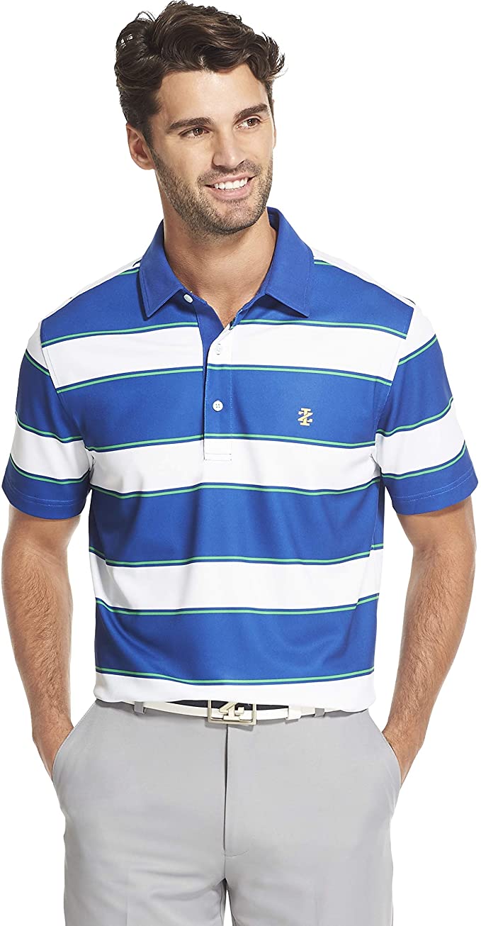 Izod Mens Short Sleeve Fashion Golf Polo Shirts