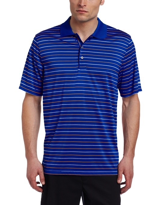 Izod Short Sleeve Jersey Stripe Golf Polo Shirts