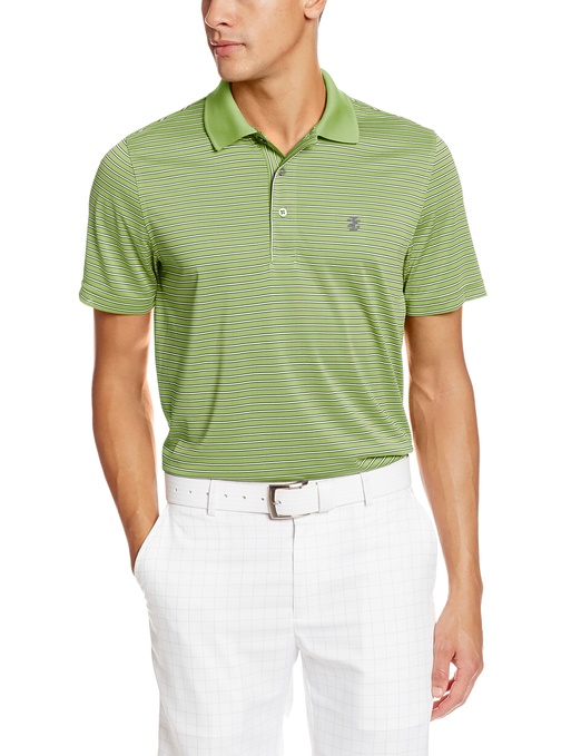 Izod Short Sleeve Poly Feeder Jersey Golf Polo Shirts