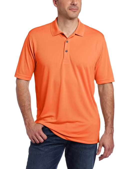 Mens Izod Short Sleeve Solid Grid Golf Polo Shirts