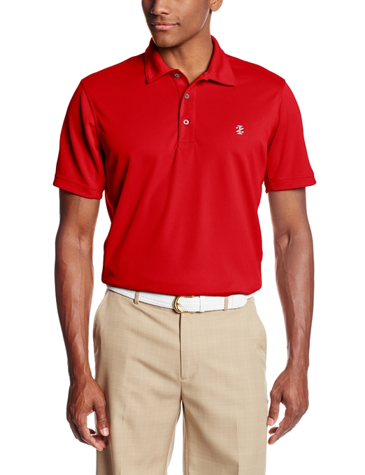 Mens Short Sleeve Solid Pieced Golf Polo Shirts