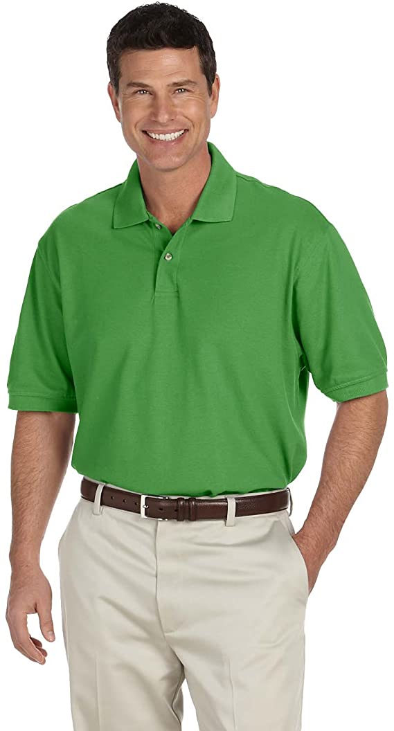 Izod Mens Silkwash Classic Pique Golf Polo Shirts