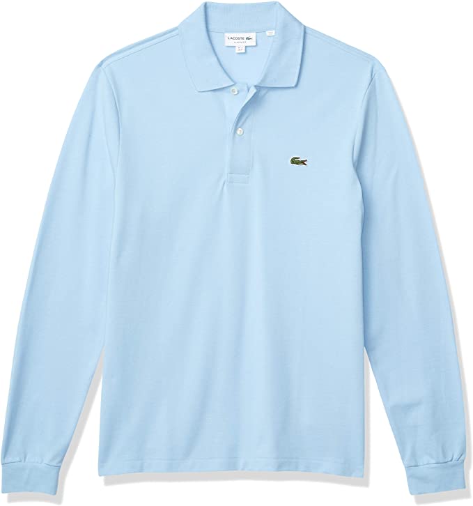 Mens Lacoste Classic Long Sleeve Pique Golf Polo Shirts